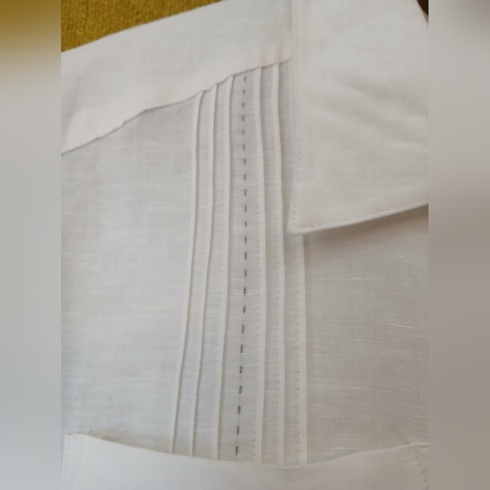 Cuban style Guayabera shirt Medium